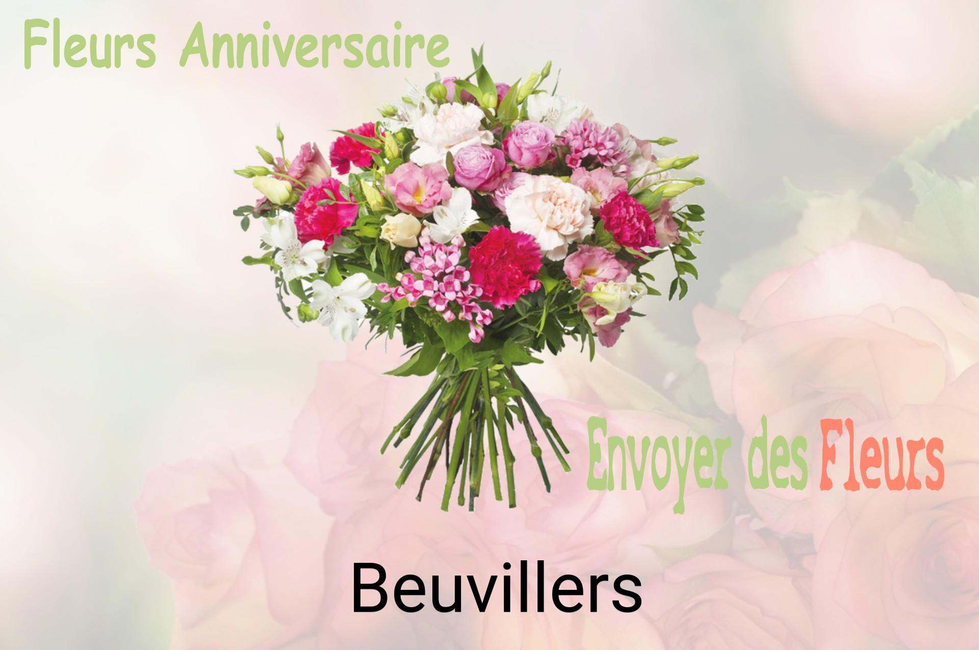 Bouquet de fleurs d’anniversaire livré à Beuvillers