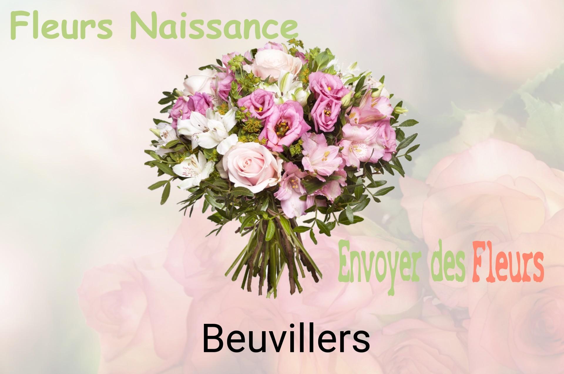 Bouquet de fleurs de naissance livré à Beuvillers